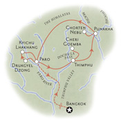 Bhutan Map